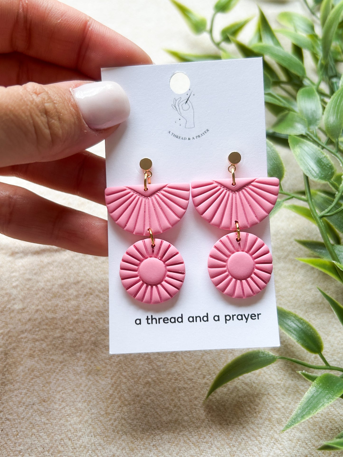 Pastel Vibes Cute Clay Earrings
