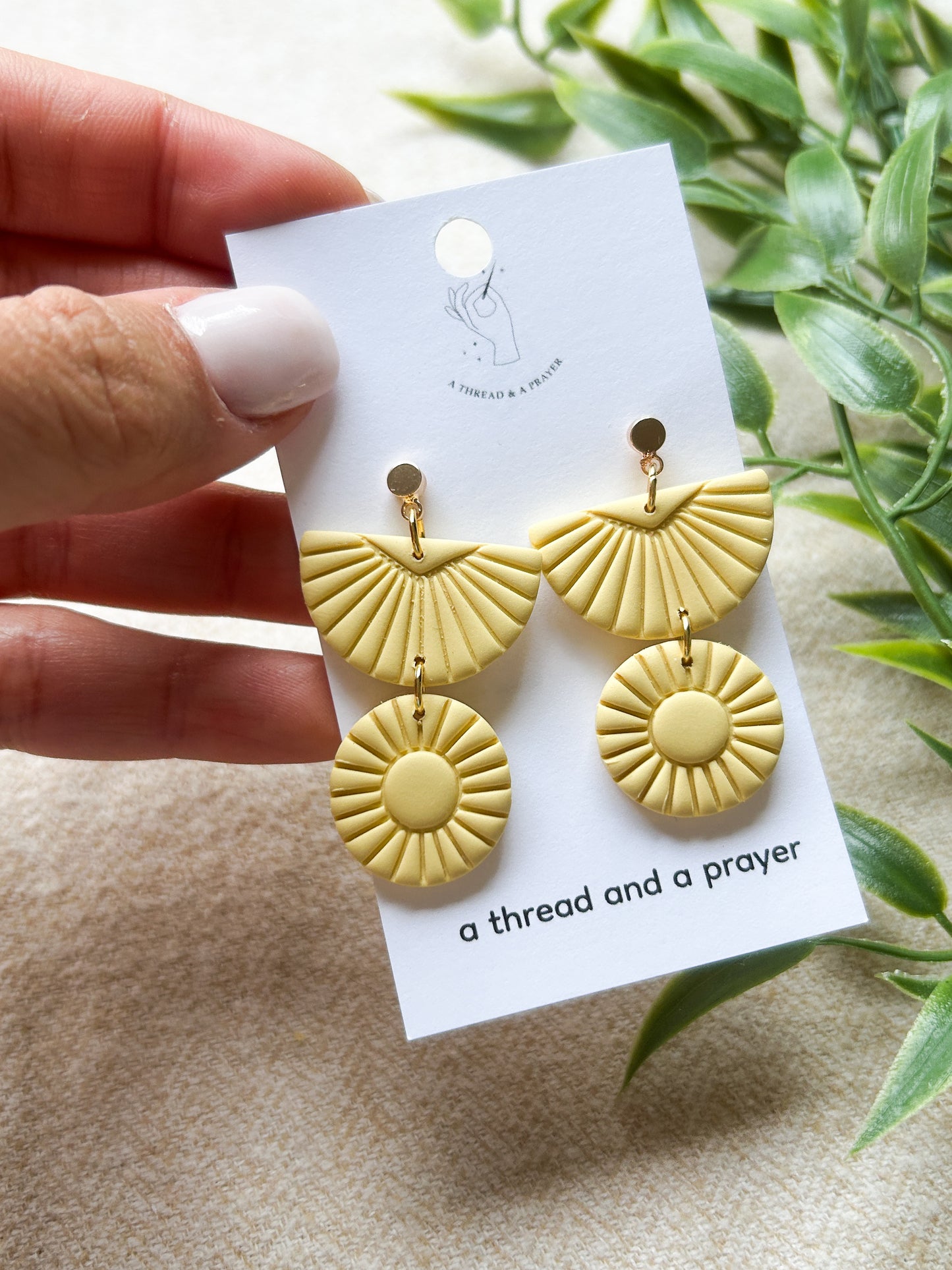 Pastel Vibes Cute Clay Earrings