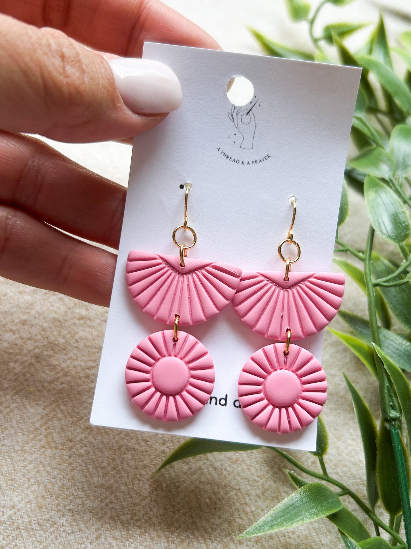Pastel Vibes Cute Clay Earrings
