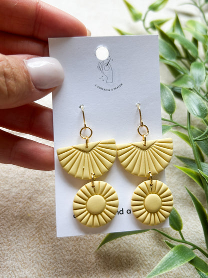 Pastel Vibes Cute Clay Earrings