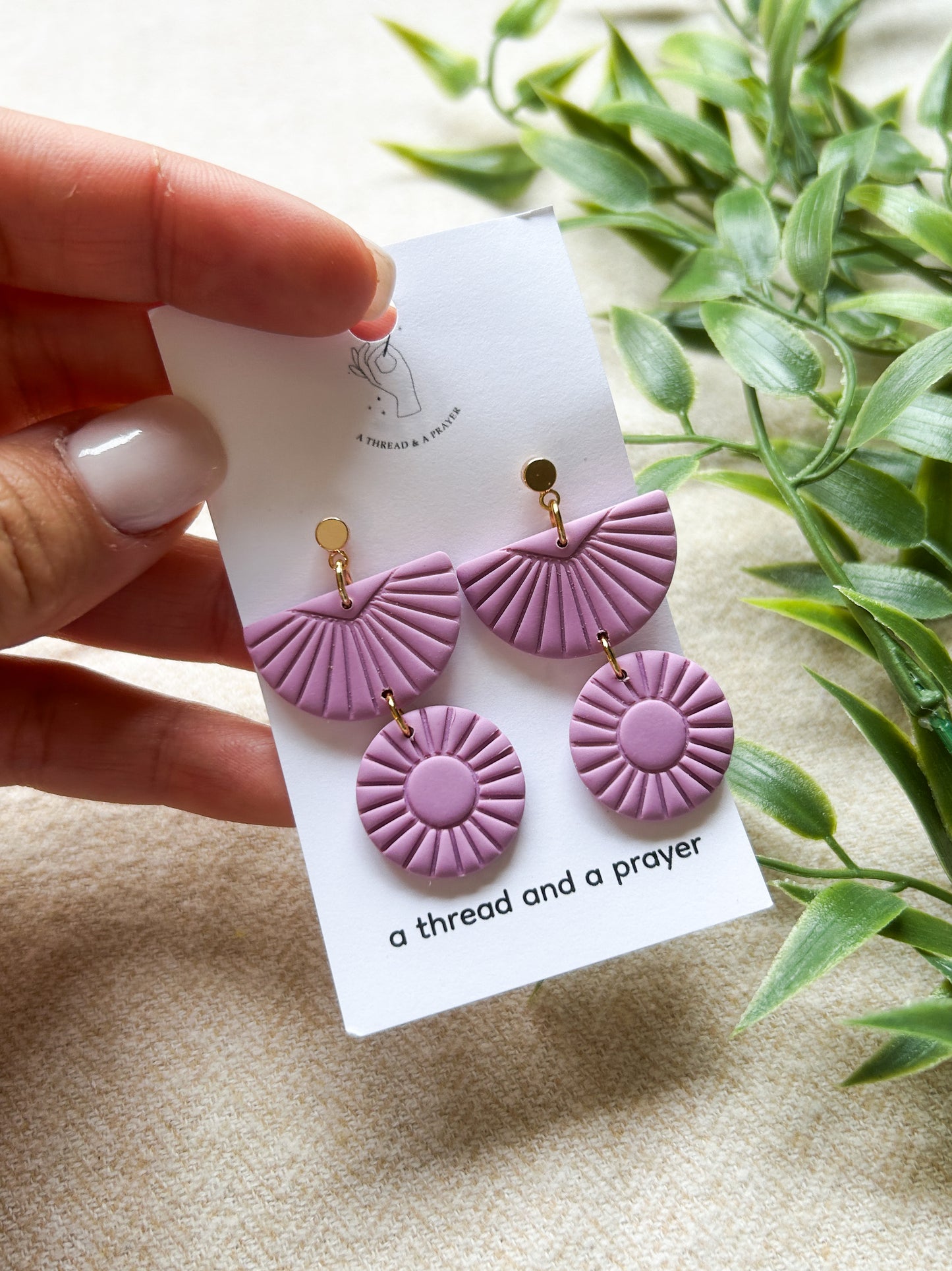 Pastel Vibes Cute Clay Earrings