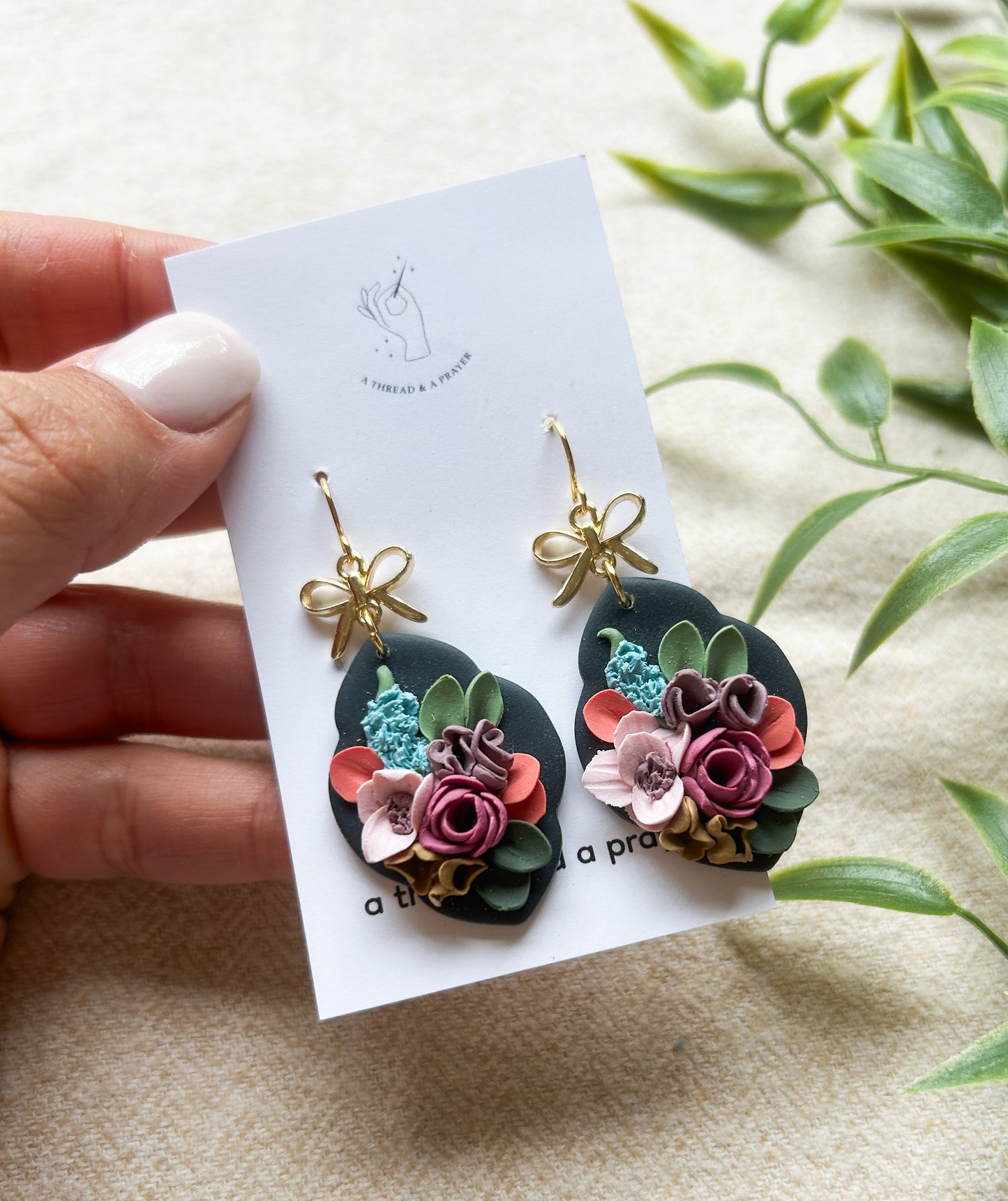 Spring Flower Garden Earrings