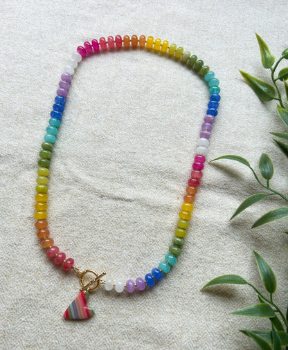Spring Whimsy Chunky Necklaces | Summer Necklace | Trend Alert | Colorful Style |  Stacking Jewelry | Layering Necklace | Candy Vibes