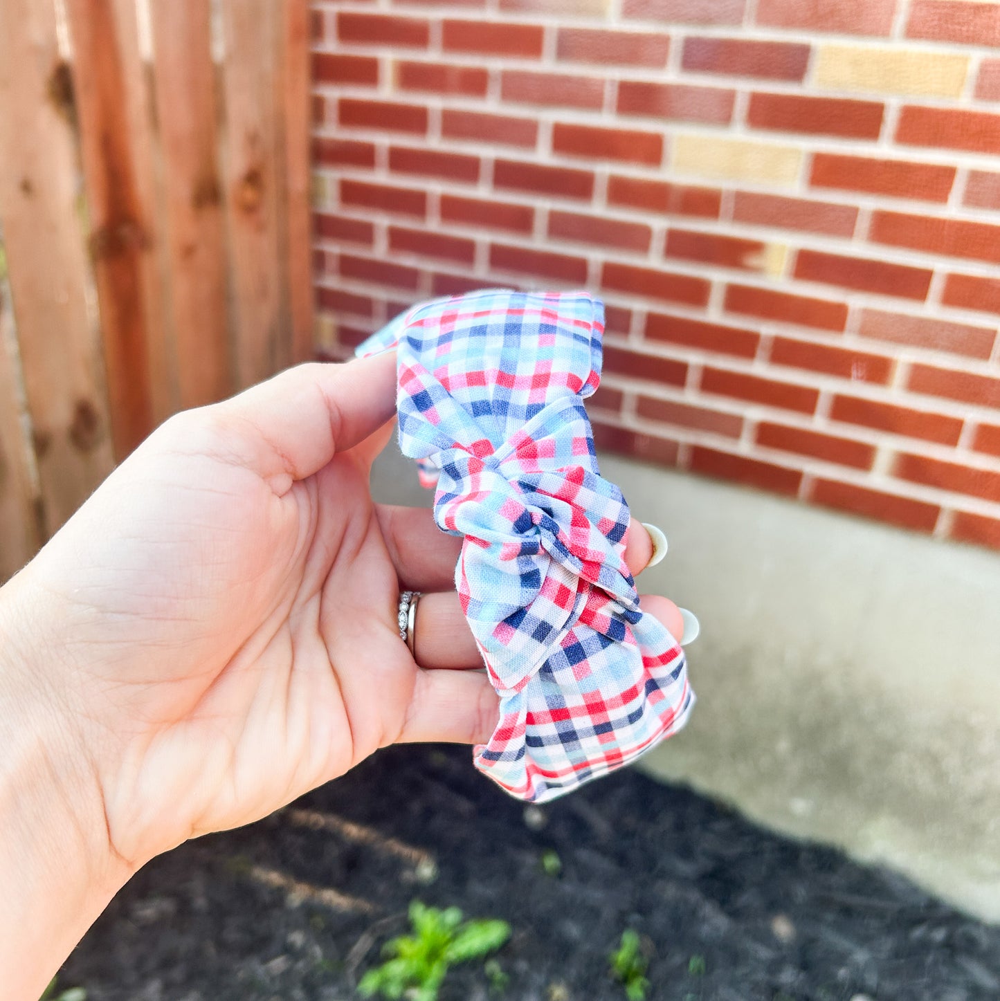 Summer Styles Top Knot Fabric Headbands | Cute Headband | Fourth of July | Lilly Vibes | Comfy Headband | Nurse | Teacher | Summer Vibes