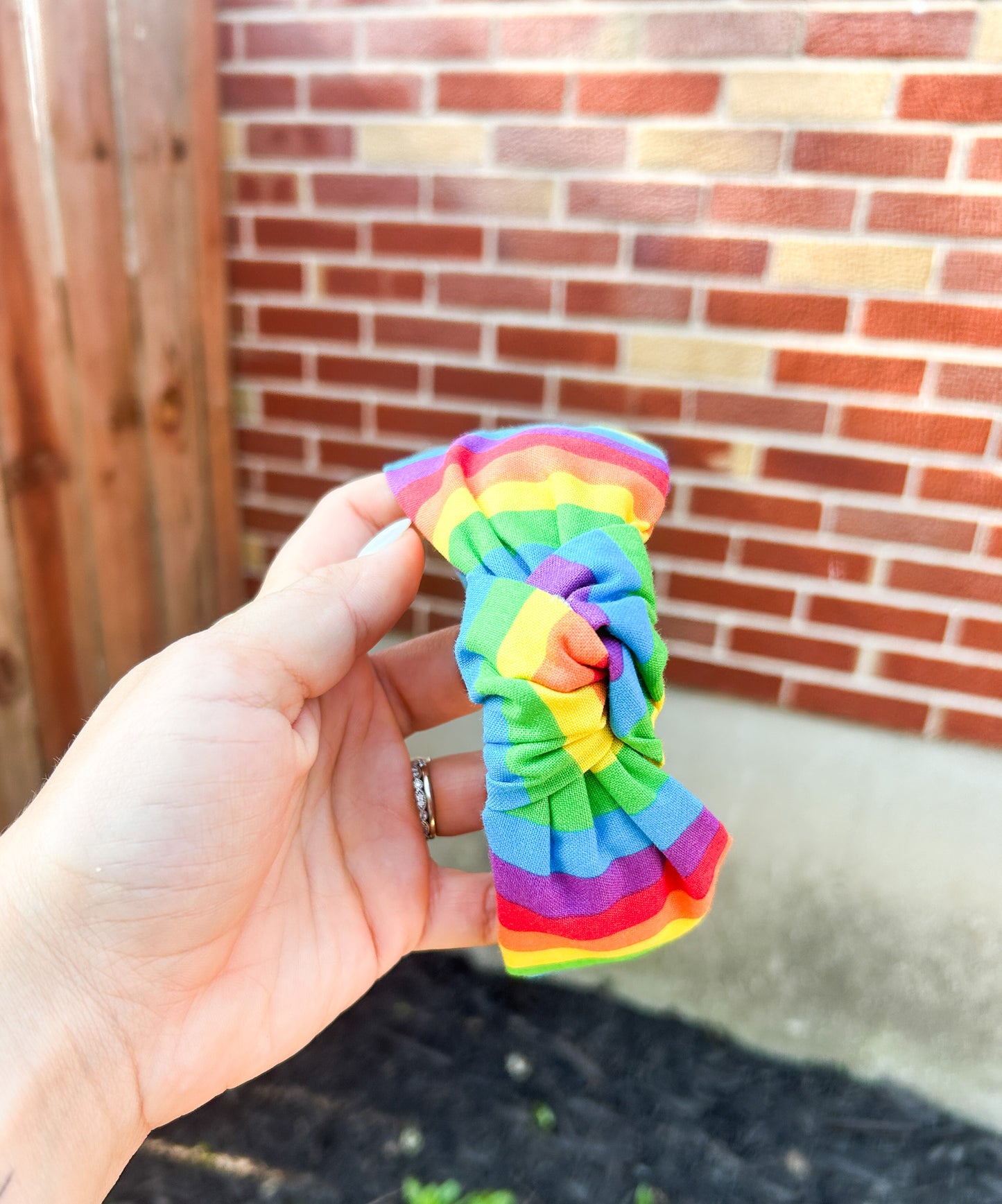 Celebrate Pride Top Knot Fabric Headbands | Cute Headband | Rainbows | Ally | Comfy Headband | Summer Vibes