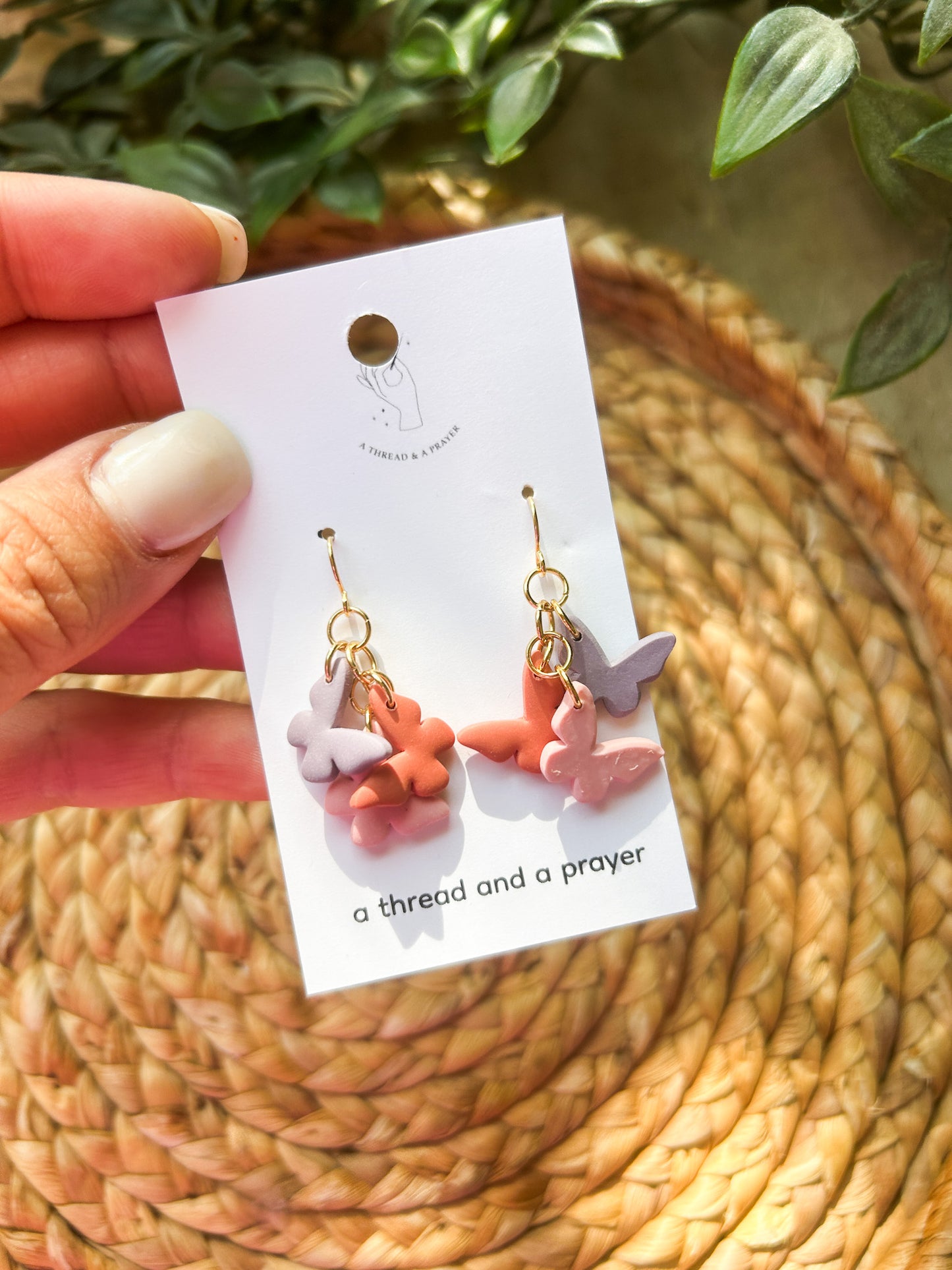 Dainty Butterfly Summer Earrings