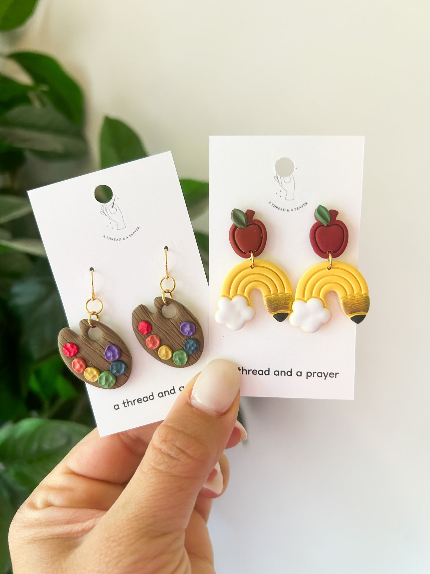 Teachers Rule - Cute School Earrings