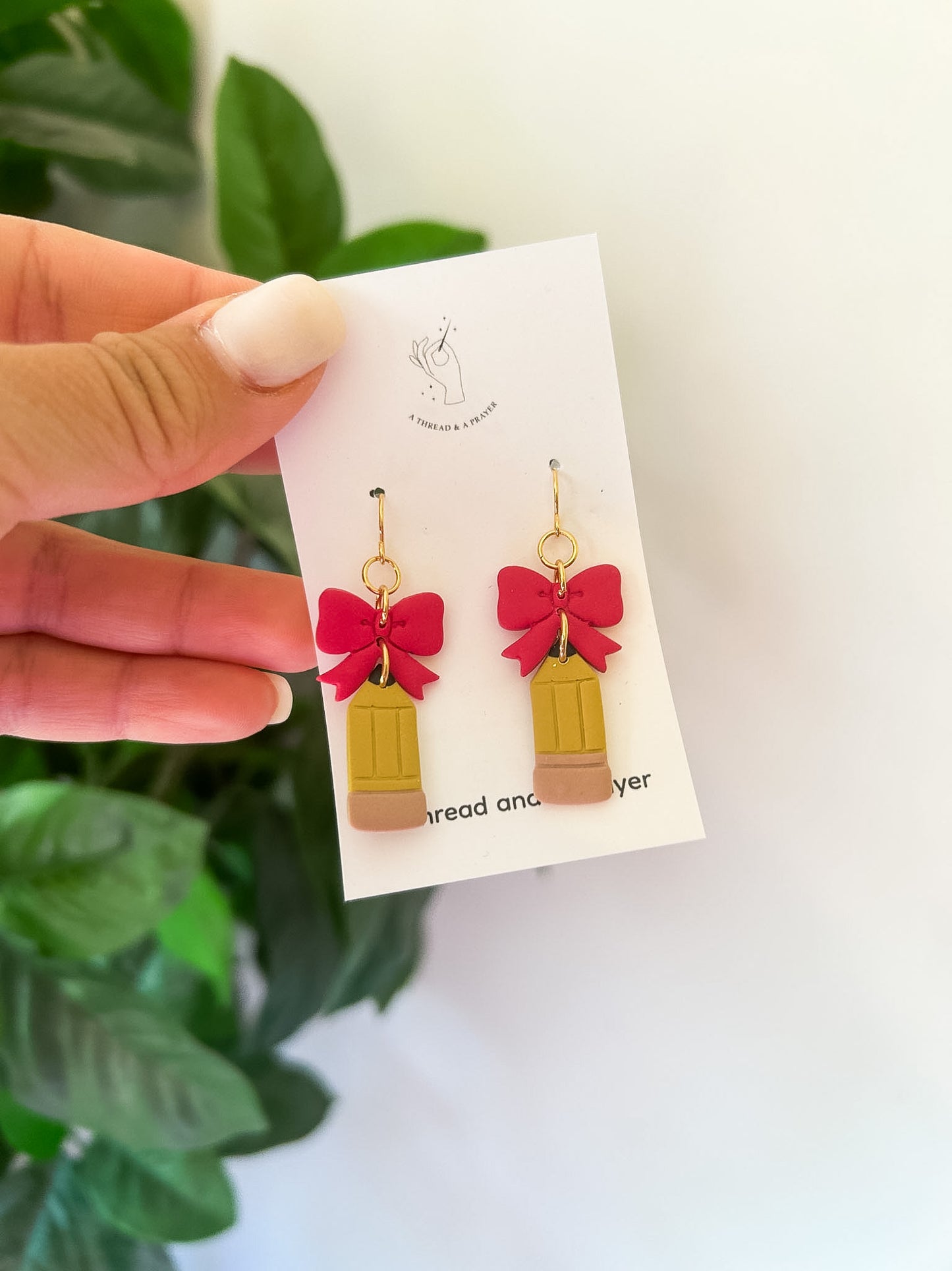 Teachers Rule - Cute School Earrings