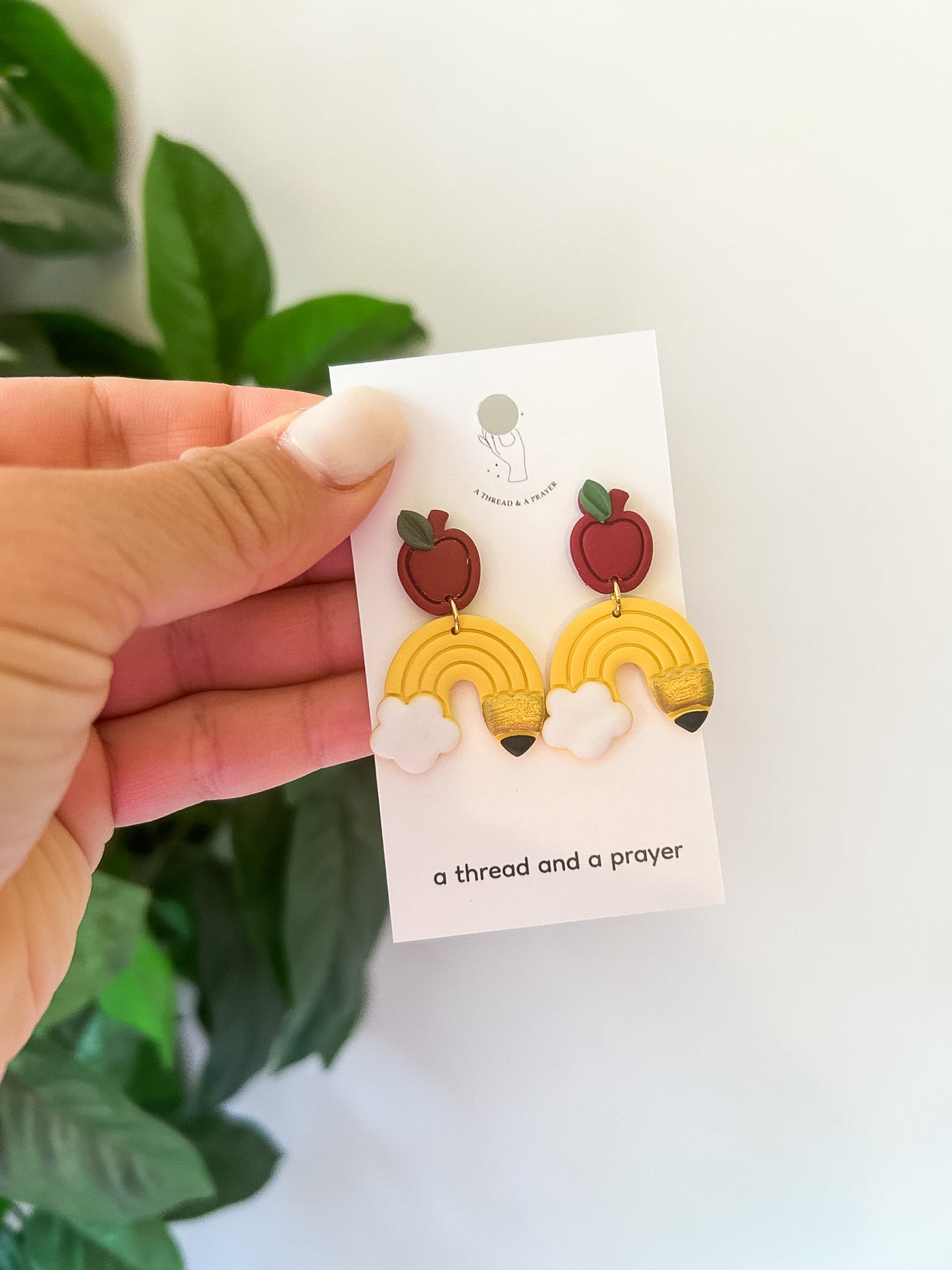 Teachers Rule - Cute School Earrings