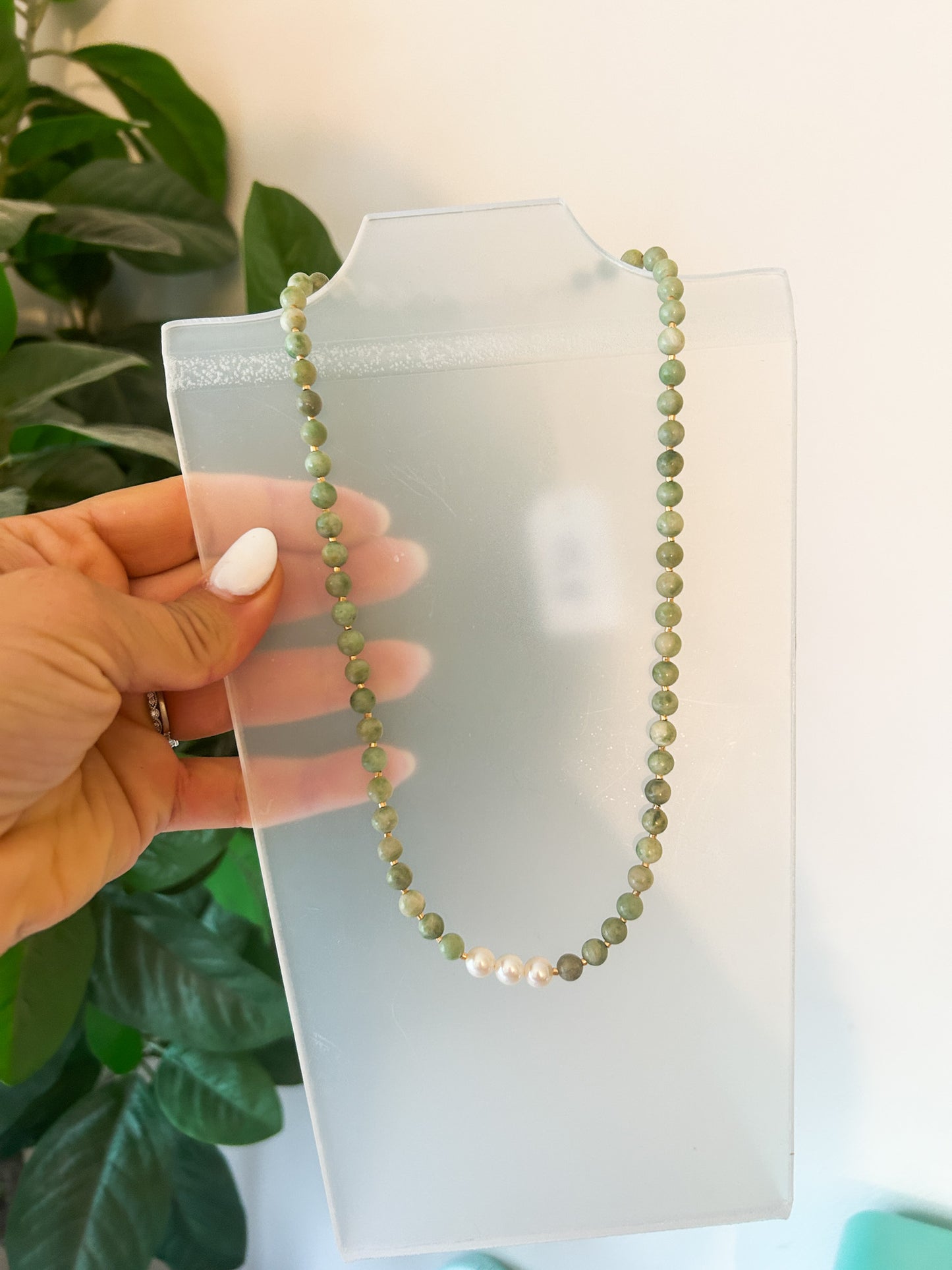 Trendy Chunky Summer Necklaces | Pearl Accent | Cute Beads | Handmade Necklaces