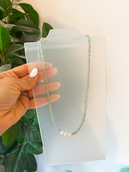 Trendy Chunky Summer Necklaces | Pearl Accent | Cute Beads | Handmade Necklaces