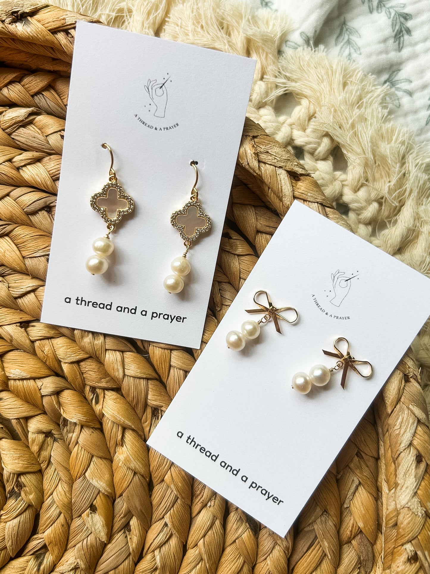 Elegant Pearls Summer Earrings