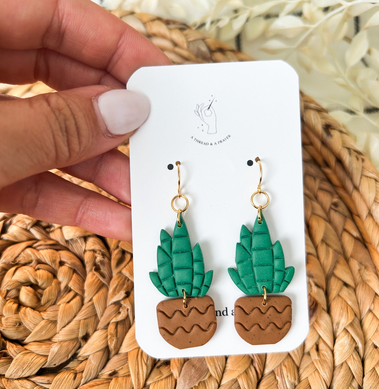 Plant Lovers Unite Clay Earrings | Potted Plants | House Plants | Plant Earrings | Lightweight