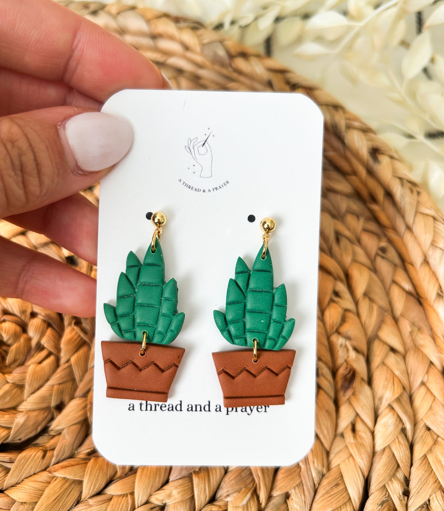 Plant Lovers Unite Clay Earrings | Potted Plants | House Plants | Plant Earrings | Lightweight