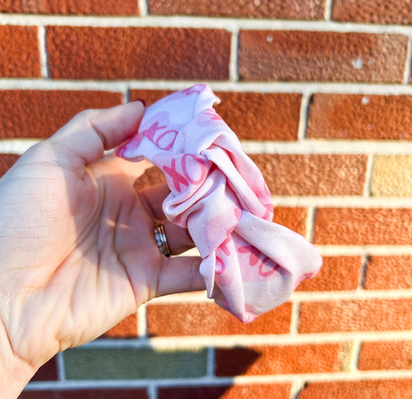 VDay Donuts, XOXO and Florals Top Knot Headbands | Cute Headband | Chunky | Heart Styles | Comfy Headband | Galentine’s