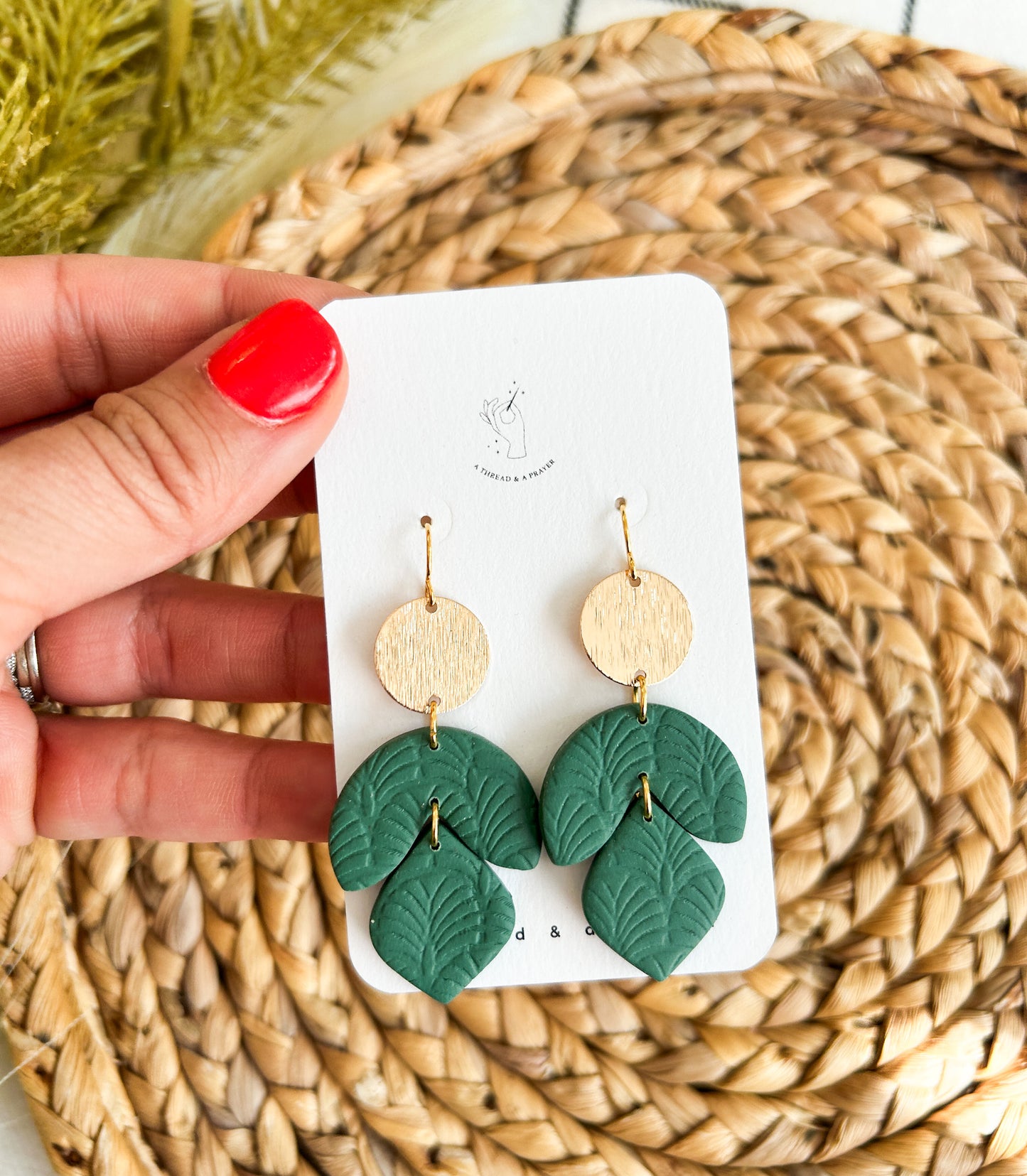 Warm Autumn Clay Earrings | Fall Fashion | Earthy | Bright Colors | Statement Earrings | Lightweight