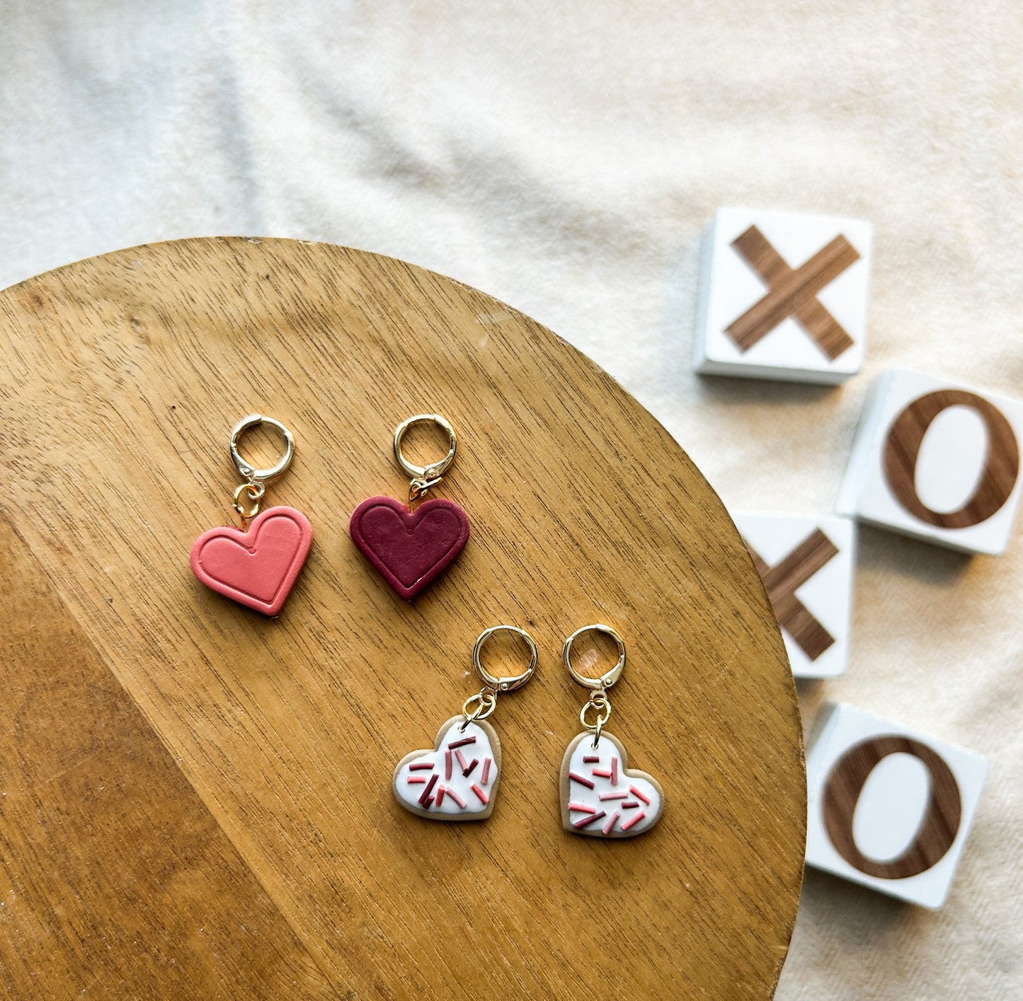 Sweetheart Sprinkles – Playful Polymer Clay Earrings for Celebrating Love