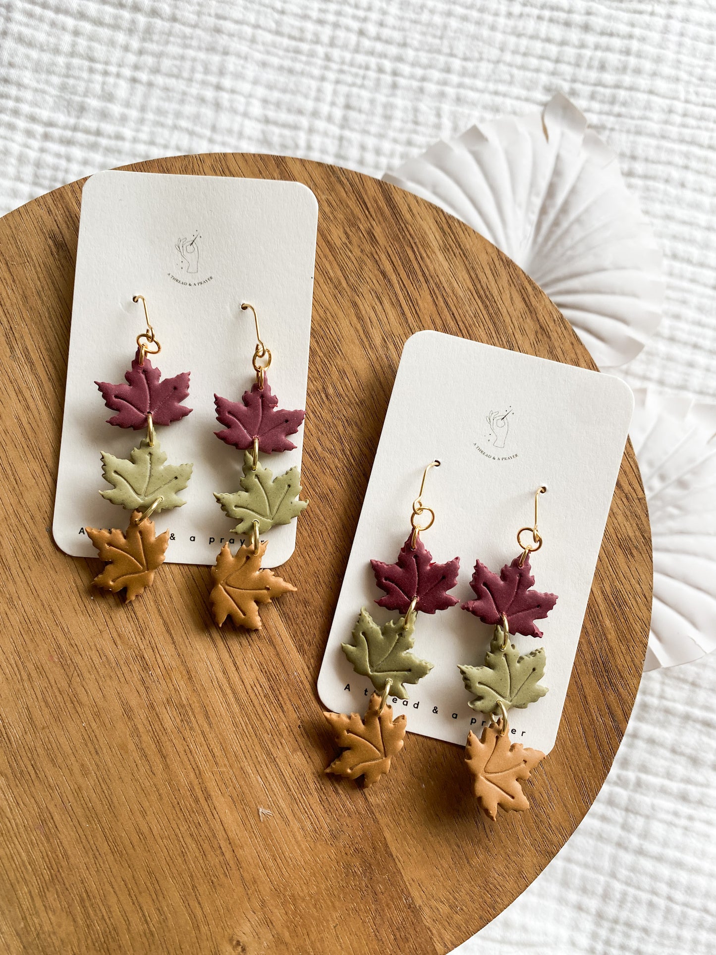 Falling Leaves | Maple Leaf Earrings | Big Bold Style | Autumn Earrings | Fall Accessories