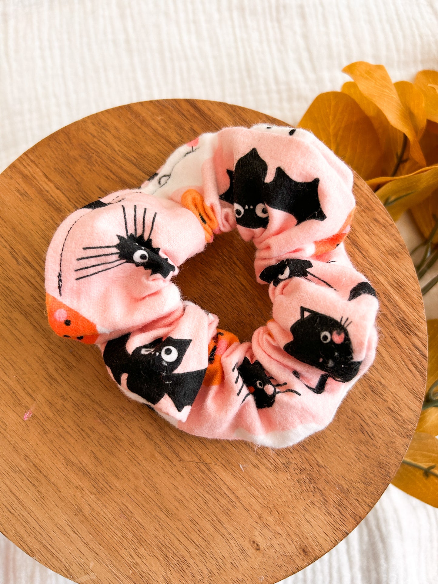 Spooky Season Fall Scrunchies | Handmade Scrunchies | 100% Cotton | Cute Scrunchies | Hair Ties