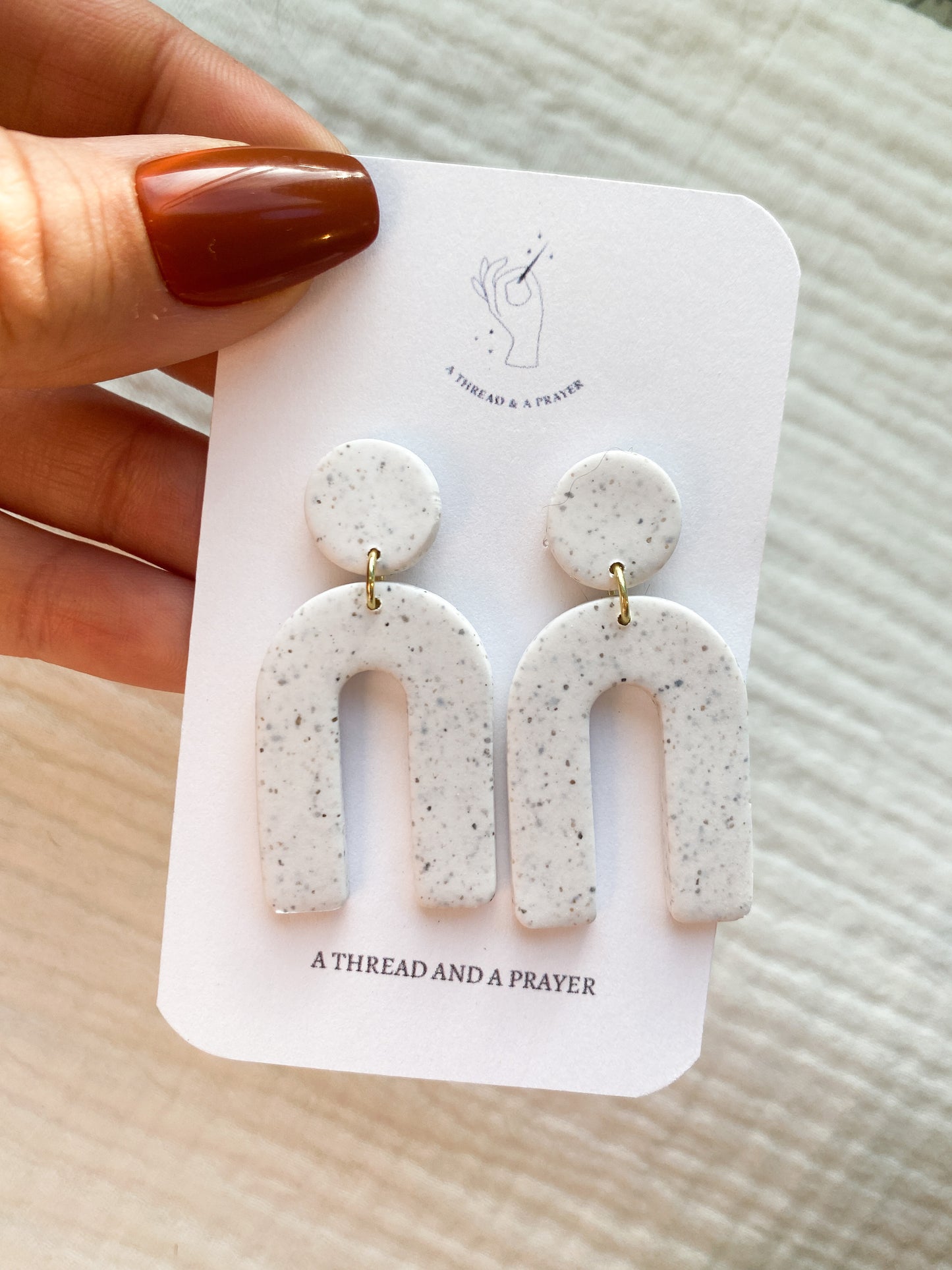 Fall Arch Earrings | Autumn Earrings | Dainty Earrings | Lightweight