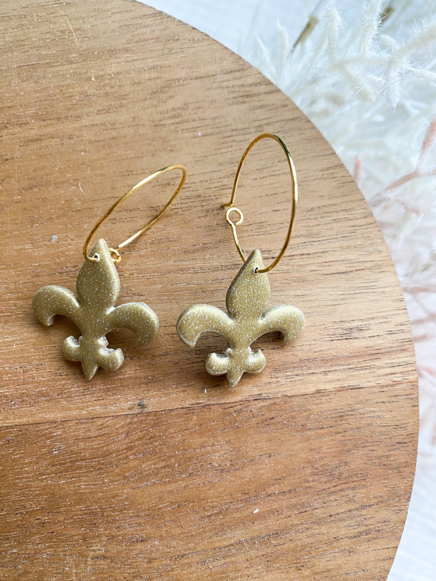 Mardi Gras Fleur de Lis Earrings | Mardi Party | St. Louis Mardi Gras | Mardi Gras | Lightweight Earrings