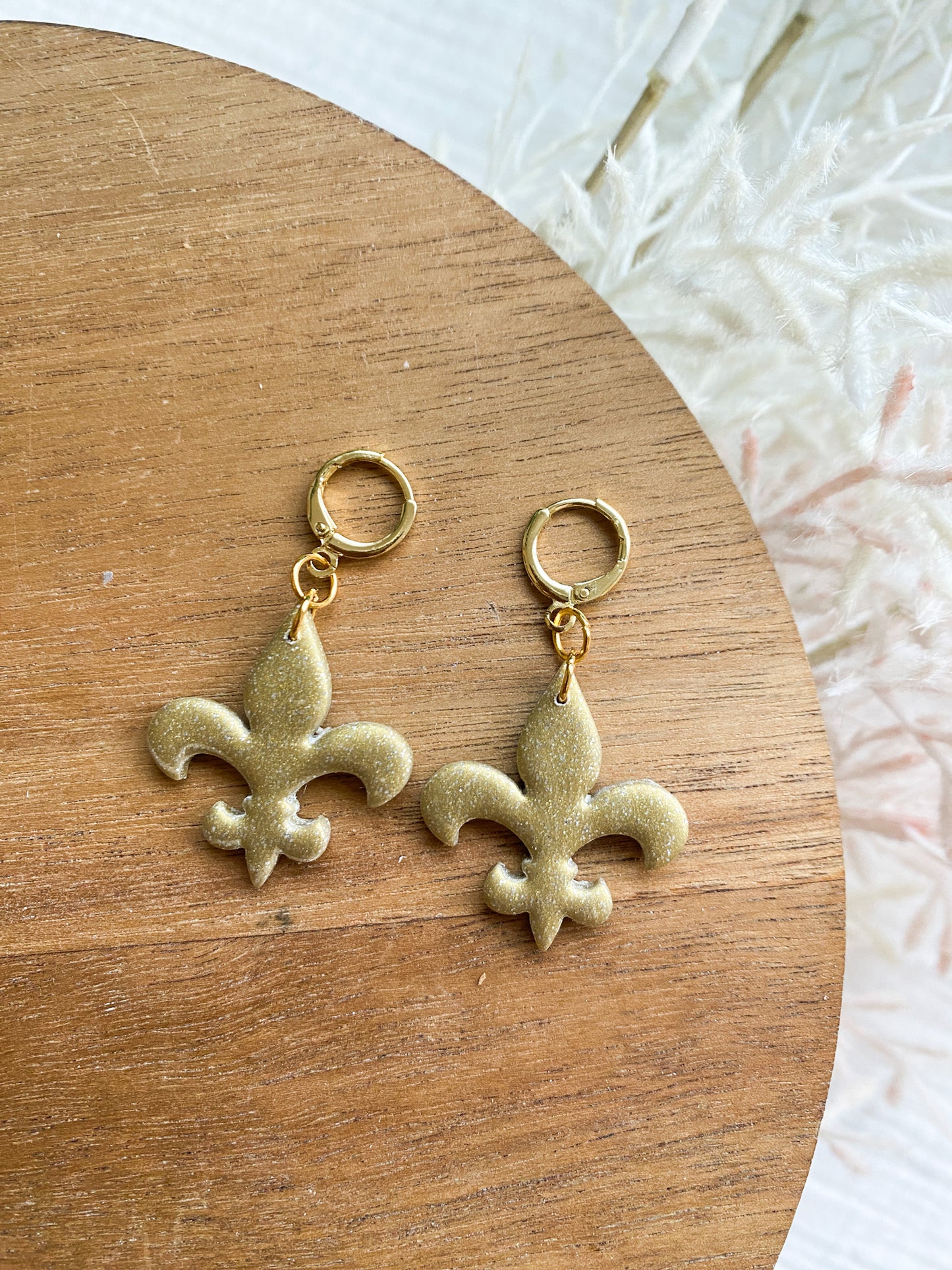 Mardi Gras Fleur de Lis Earrings | Mardi Party | St. Louis Mardi Gras | Mardi Gras | Lightweight Earrings