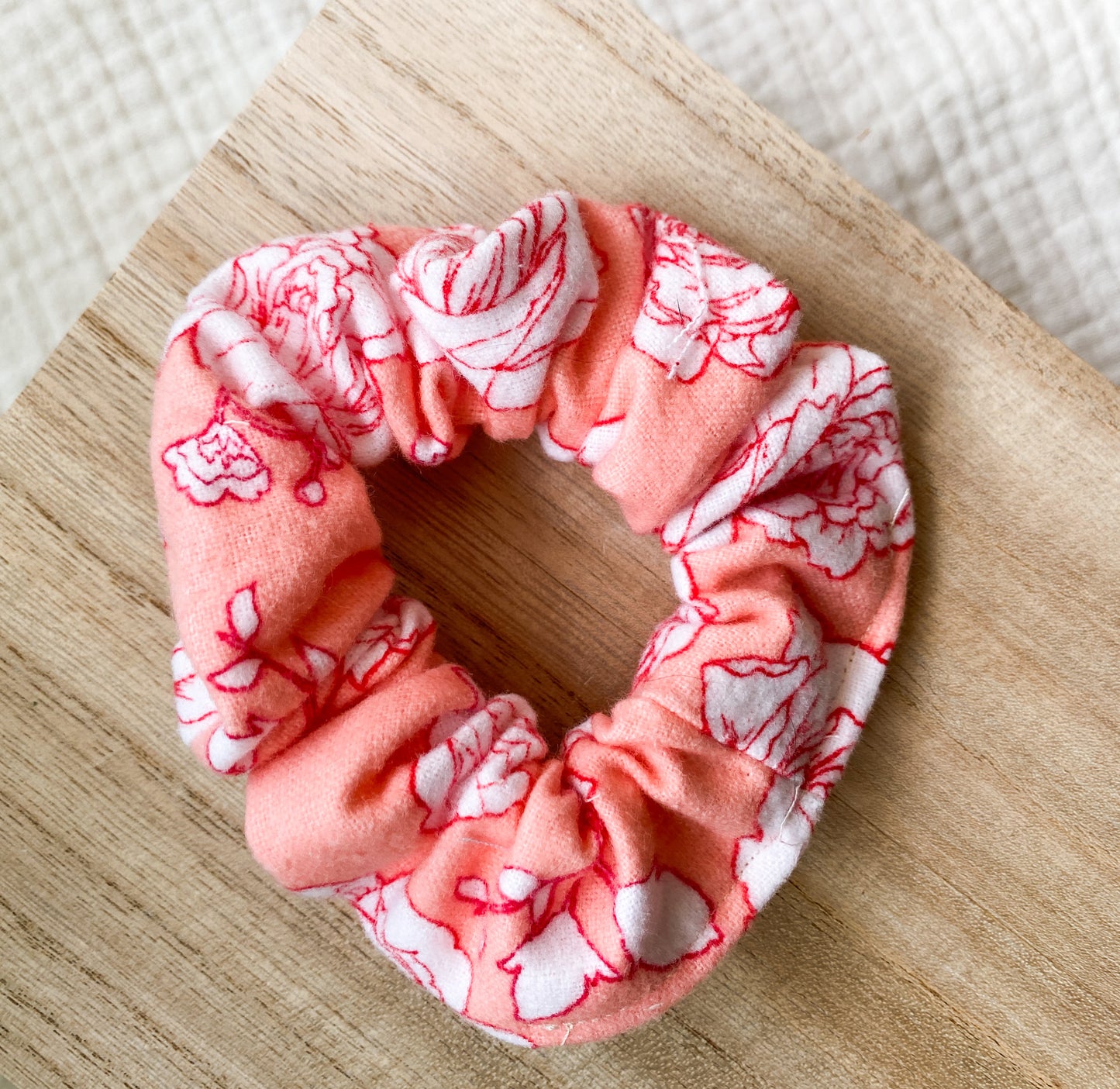 Summer Soft Hair Scrunchies | Stretchy Hair Tie | Cute Fabric Accessory | Pink Florals | Abstract Lines | Boho Rainbows | Sunflowers | 100% Cotton