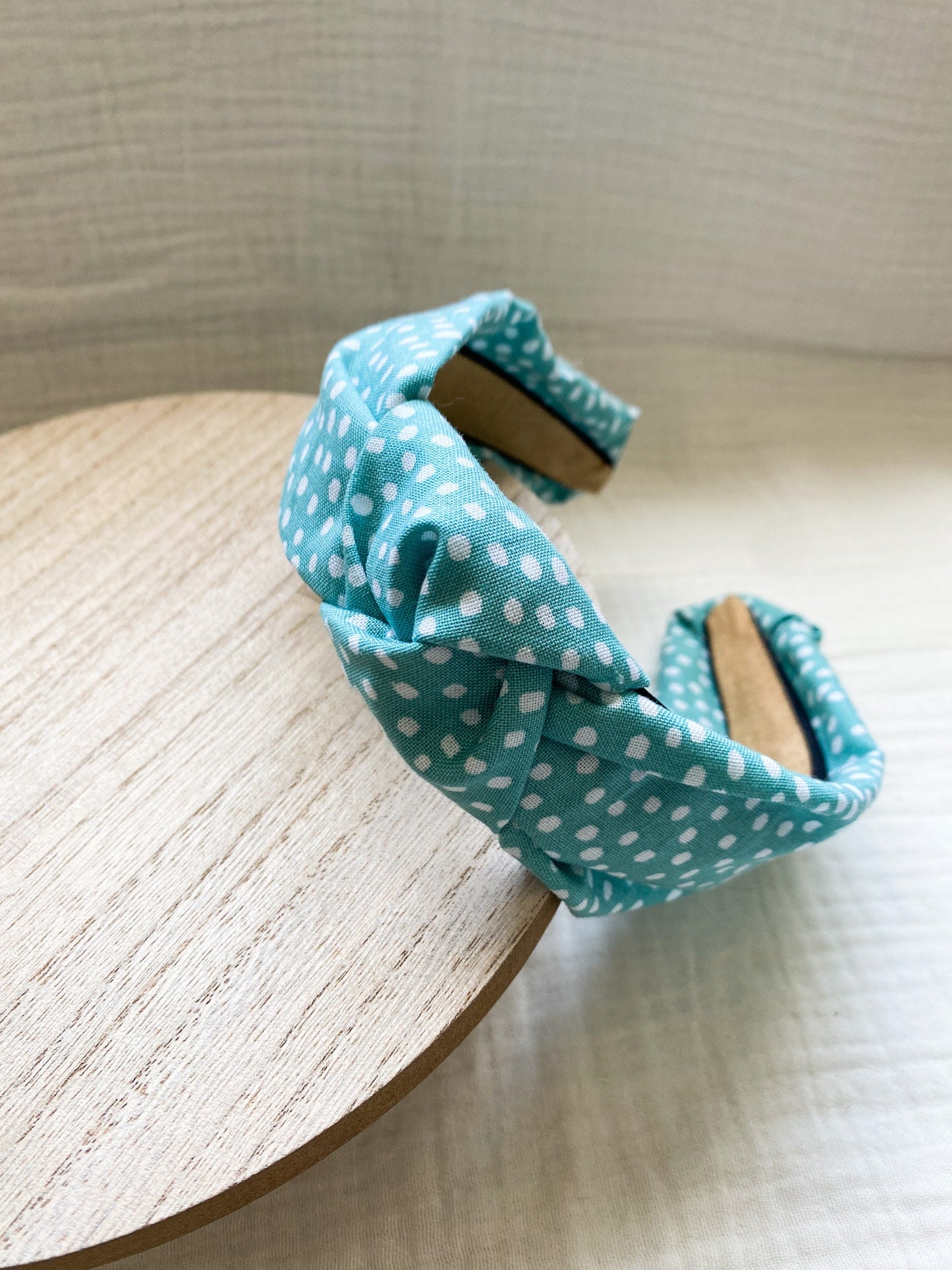 Spring Fabric Knot Style Headband | Cute Fabric Headband | Blue Polka Dot | Vintage Flowers | Dainty Flowers | Yellow Fabric | 100% Cotton